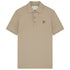 Lyle Scott Branded Chest Logo Khaki Smoke Polo Shirt